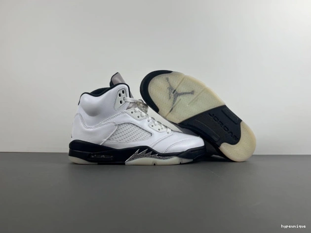 HYPE RETRO 5 BLACK' 'WHITE DD0587-110 AIR JORDAN 0823